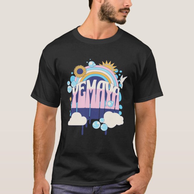Camiseta Orisha Yemaya É A Deusa Do Oceano (Frente)