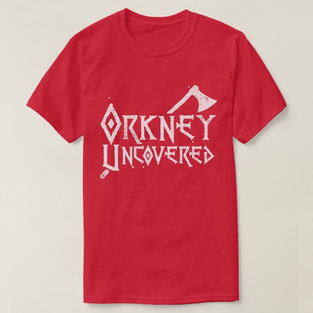 Camiseta Orkney Descoberto (Frente do Design)