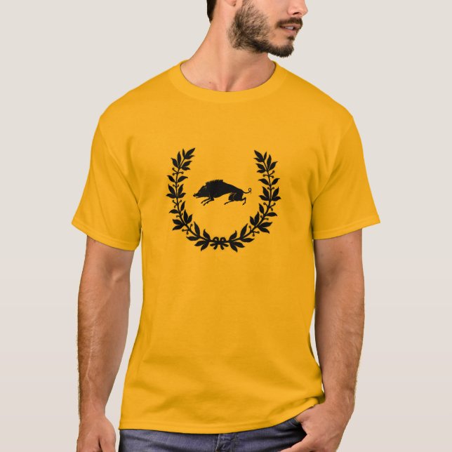 Camiseta Orlado dentro como um varrão entre arcos (Frente)