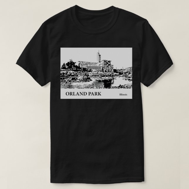 Camiseta Orland Park Illinois TShirt 2 (Frente do Design)