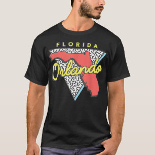 Camiseta Orlando Beach Florida T Souvenirs Design dos anos 