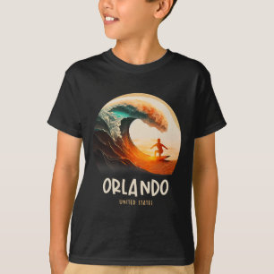 Camiseta Orlando Estados Unidos Surfe Prancha de Surfe