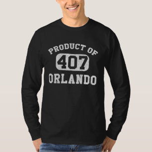 Camiseta Orlando Flórida Vintage Retro Código de Área 1