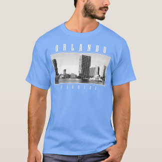 Camiseta Orlando Florida Vintage Skyline Vintage Orlando