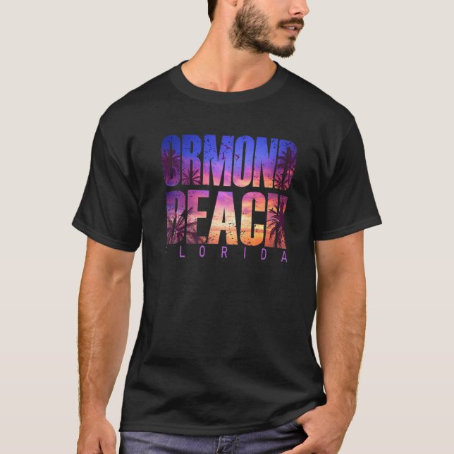 Camiseta Ormond Beach Florida Summer Vacation Matching Fami (Frente)