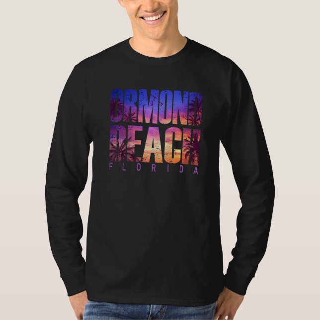 Camiseta Ormond Beach Florida Summer Vacation Matching Fami (Frente)