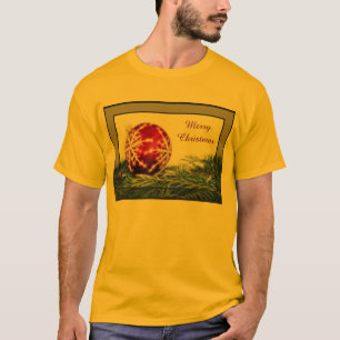 Camiseta Ornament e Fir Fractal - Feliz Natal