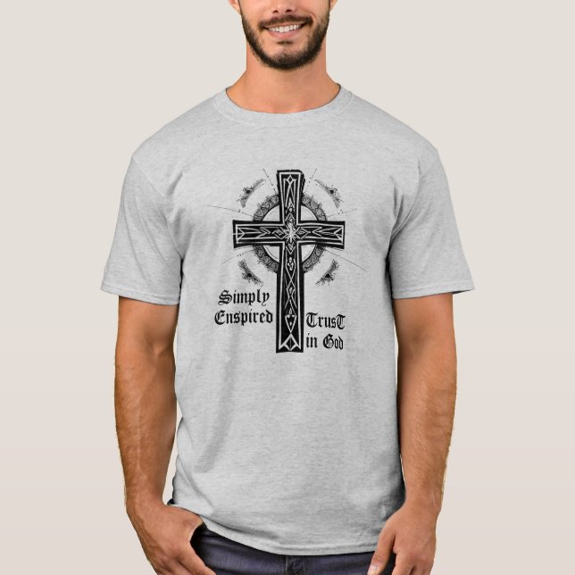 Camiseta Ornamentado Infiltrado Cruzando T-Shirt (Frente)