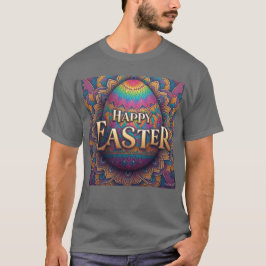 Camiseta Ornamentado Mandala - Felzs pascoa de Ovos em Pásc