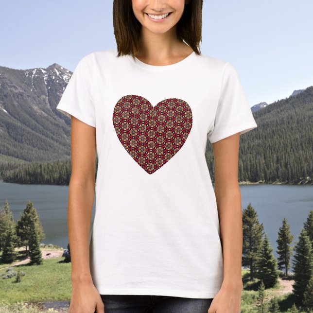 Camiseta Ornamental Cherry Blossom Pattern T-Shirt (Criador carregado)