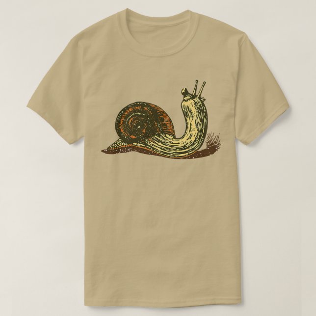 Camiseta Ornamental gourd  snail hybrid  (Frente do Design)