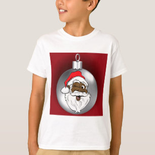 Camiseta Ornamento 2 da cara do papai noel