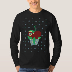 Camiseta Ornamento Azul De Natal