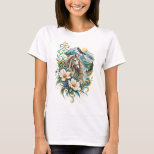 Camiseta Ornamento cazaque Moda Significativa
