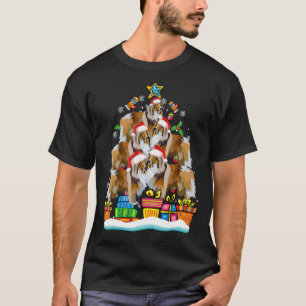 Camiseta Ornamento de Árvore de Natal do Buldogue Francês S
