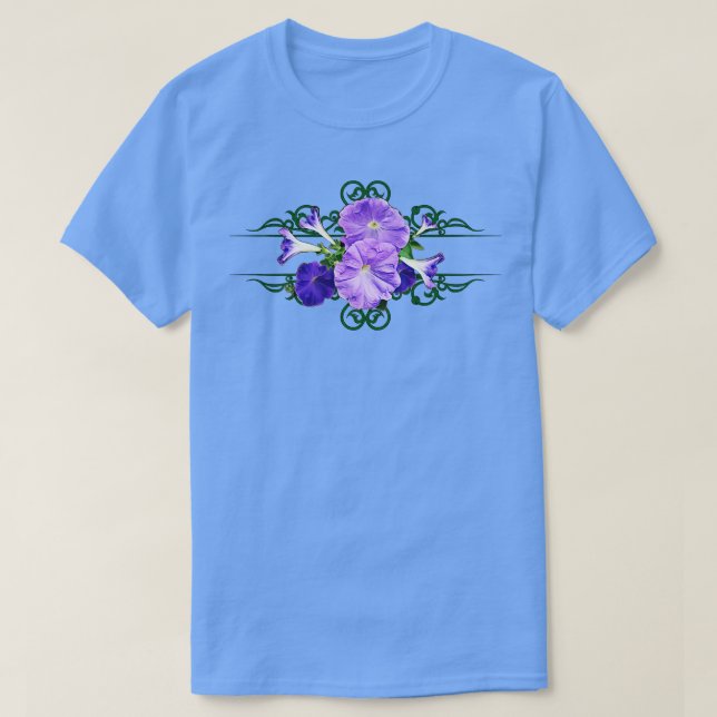 Camiseta Ornamento floral (Frente do Design)