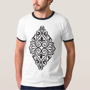 Camiseta Ornamento Floral Clássico – Arte Decorativa de Lux