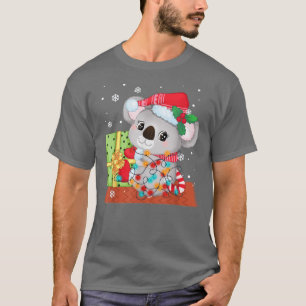 Camiseta Ornamento Koala Decoração Árvore de Natal Tee Xmas