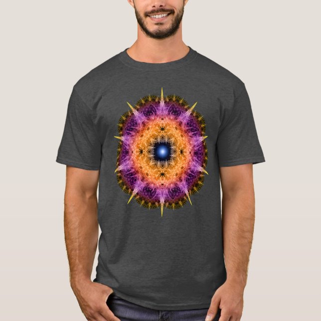 Camiseta Ornamento picante fractal (Frente)