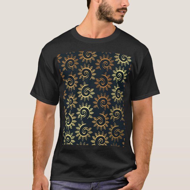 Camiseta Ornamentos de luxo 39 (Frente)