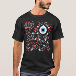 Camiseta Ornamentos Orientais Amuletas Nazares mau
