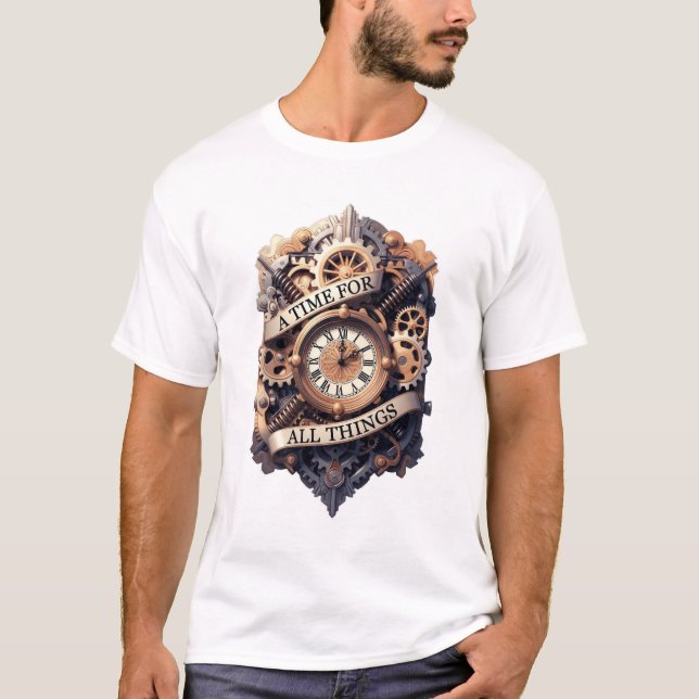 Camiseta Ornate Clockwork T-Shirt, Premium Gear (Frente)