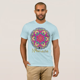 Camiseta Ornate Namaste Caleidoscópio