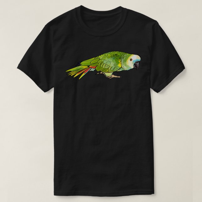 Camiseta Ornery Blue Fronted Amazon Parrot 1 (Frente do Design)