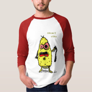 Camiseta Ornery Corn Mens Raglan T-Shirt