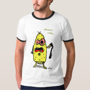 Camiseta Ornery Corn Mens Ringer T-Shirt