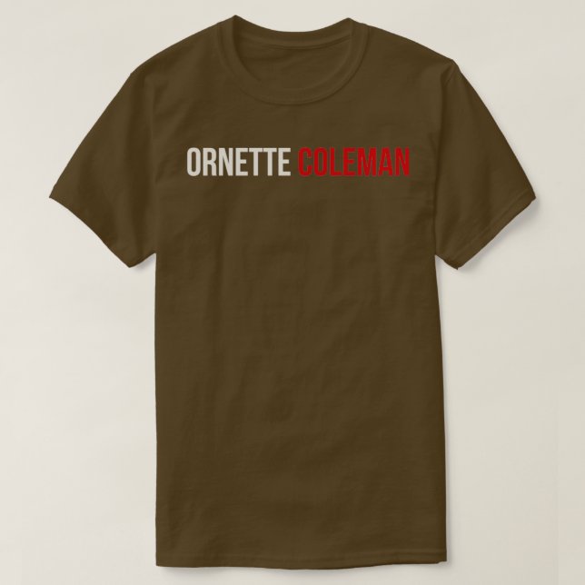 Camiseta Ornette Coleman (Frente do Design)