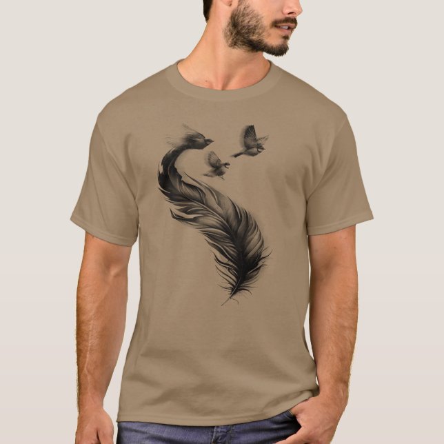 Camiseta Ornithologista de aves de capoeira (Frente)