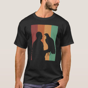 Camiseta Ornitologia Birder Falconer Falconry Caça Vinta