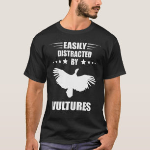 Camiseta Ornitologia Carrion Bird Watcher Facilmente Distra