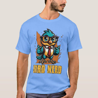 Camiseta Ornitologia do Nerd de Aves para Entusiastas