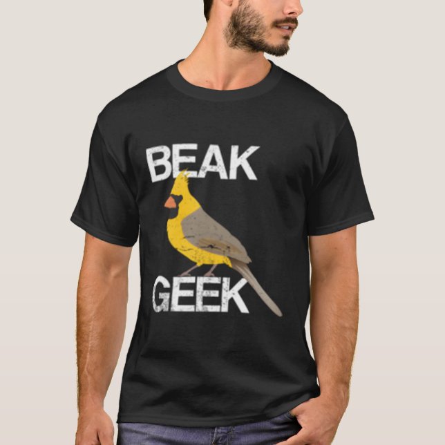 Camiseta Ornitólogo Nerd Beak Geek Birdwatch Bird (Frente)