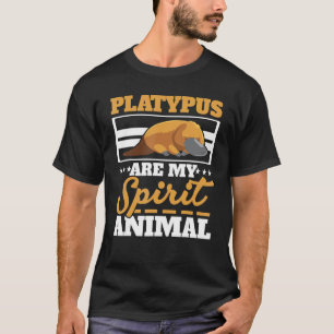 Camiseta Ornitorrinco É o Meu Animal Espiritual Mamífero 1