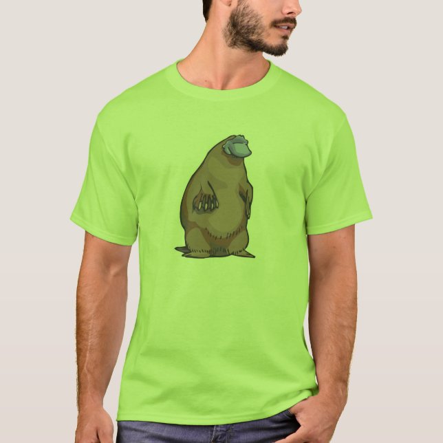 Camiseta ornitorrinco engraçado (Frente)