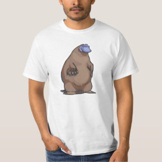 Camiseta ornitorrinco fofo e gorducho