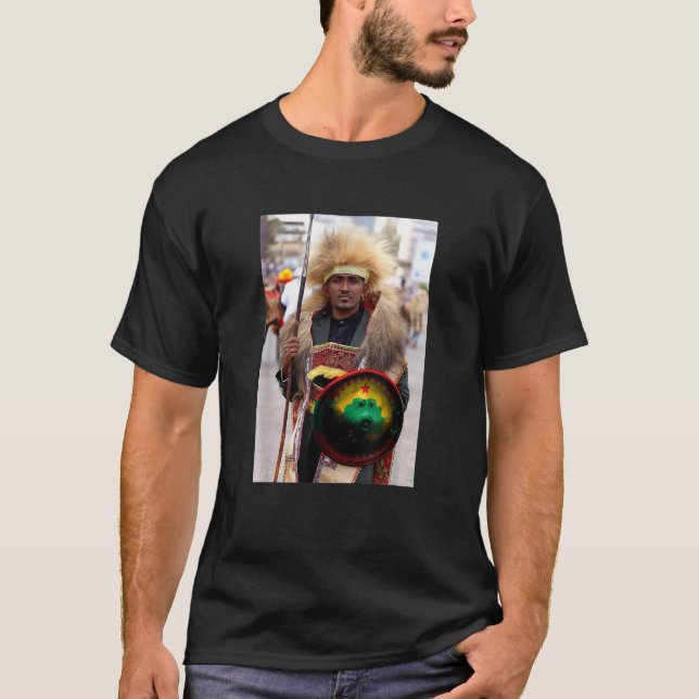 Camiseta Oromo, bandeira do herói etíope Oromo, orgulhoso p (Frente)