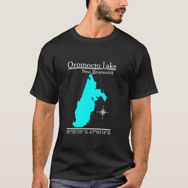 Camiseta Oromocto Lake New Brunswick Long Sleeve T Shirt (Frente)