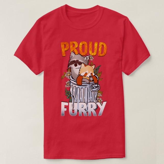 Camiseta Ororgulho-me que Furries cosplay Fandom 4 (Frente do Design)