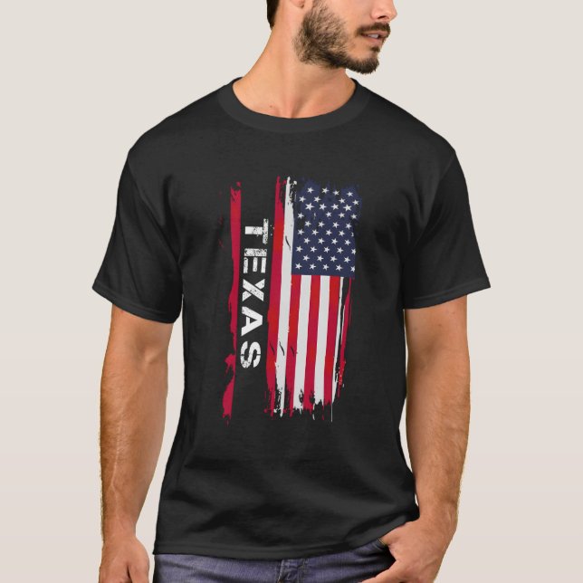 Camiseta Ororgulhoso Amor Texas Usa (Frente)