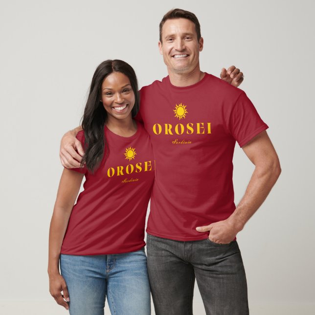 Camiseta Orosei Sardenha Sol  (Unissex)