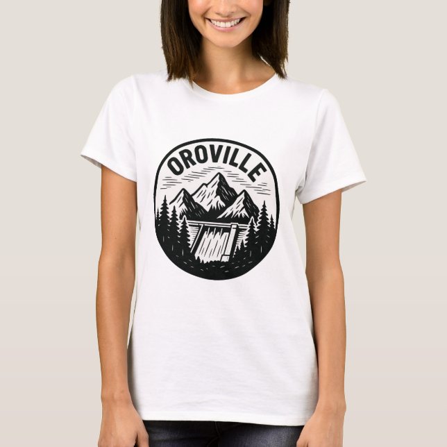 Camiseta Oroville California - Emblem design (Frente)