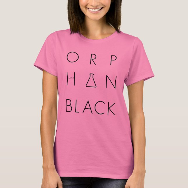 Camiseta Orphan Black | Grade de Logotipo (Frente)
