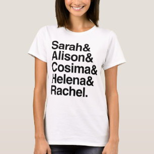 Camiseta Orphan Black Helvetica Design