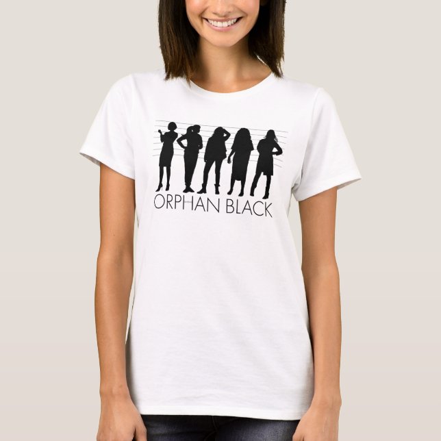 Camiseta Orphan Black | Silhouette de caráter (Frente)