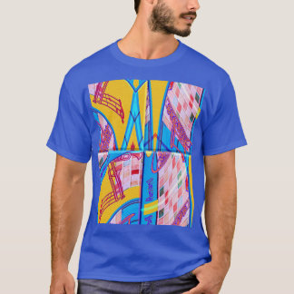 Camiseta Orquestra de Jazz Fantástica Bauhaus Notas Musicai