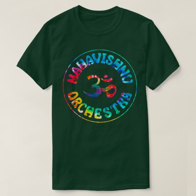 Camiseta Orquestra de Tie Dye Mahavishnu No Dia Passado Lon (Frente do Design)